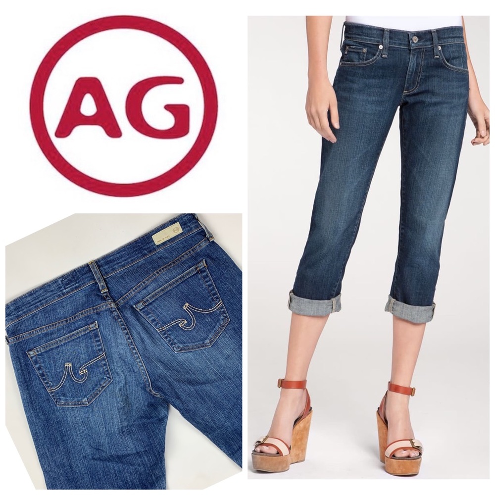 AG The Tomboy Crop Relaxed Straight Crop